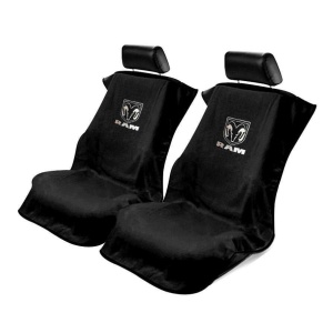 Pair of Black Seat Armour Cover Protectors for Dodge Ram Pickup Truck