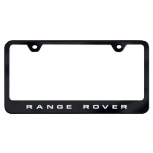 Range Rover License Plate Frame - Black w/ Silver Logo