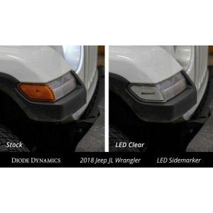 2018-2019 Jeep Wrangler & 2020 Gladiator LED Clear Lens Turn Signals