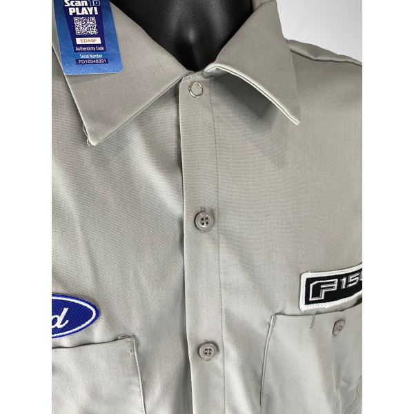 Mechanic Style Button Up Shirt