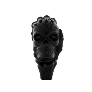 Shift Knob - Black Metal Skull