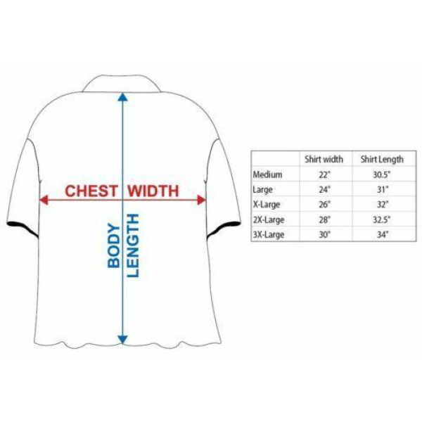 Mechanic Style Button Up Shirt - Black & Red W/ White & Red Dodge Emblem