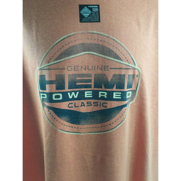 Orange T-Shirt - HEMI Powered w/ Genuine Classic Emblem / Logo (Licensed)