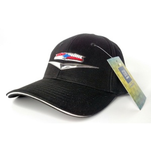 Chevy Tri-Five Bel Air Hat - Black w/ Liquid Metal Emblem