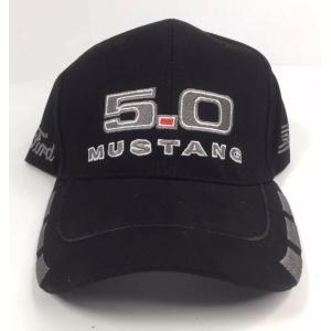 Ford Mustang Hat - Black w/ Gray 5.0 GT