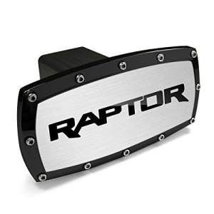 Ford Raptor Hitch Cover - Black Polished Aluminum