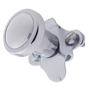 Steering Wheel Knob - Polished Aluminum