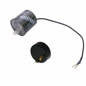 Turn Signal LED Flasher with Polarity Adapter - 2 Terminal 12V