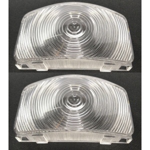 Parking Light Lenses for 1955-1956 Ford F-100, F-250, & F-350 - Clear