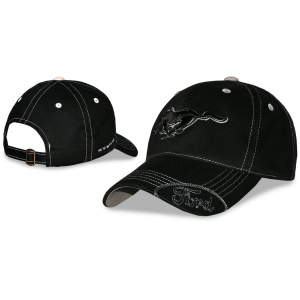 Ford Mustang Hat - Black with Pony Logo