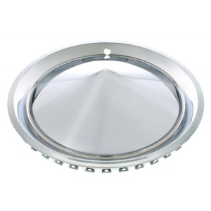 Plymouth Cone Style Hubcaps - Chrome 1957 15" (Set of 4)