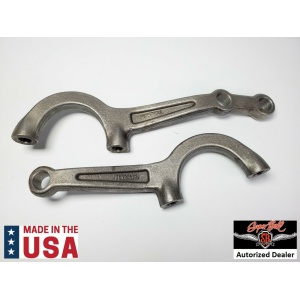 Super Bell Forged Dropped Steering Arm Set for 1928-34 Ford (Plain)