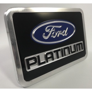 Ford Hitch Cover - Platinum Emblem