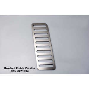 Dead Pedal Foot Rest Trim For 2015-2017 Ford Mustang - Brushed