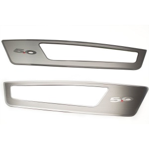Door Panel Trim Overlays For 2011-2014 Ford Mustang GT 5.0 - Brushed