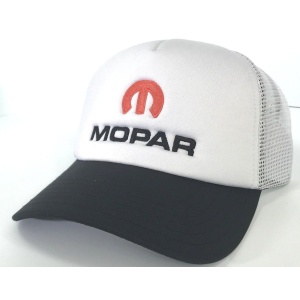 Mopar Hat - White Padded Trucker