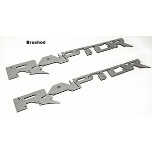 Ford Raptor Decals - 2009-2019 SVT Brushed Stainless Steel