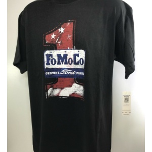 Ford T Shirt - Black with FoMoCo Genuine Ford Parts Logo