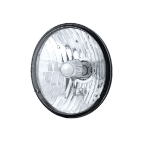 7" Inch Round Crystal Halogen H4 Head Light For Motorcycle - GoodSpeedUSA