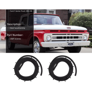 Rubber Door Seal Weatherstrip Gasket Kit for 1961-66 Ford Pickup Truck - GoodSpeedUSA