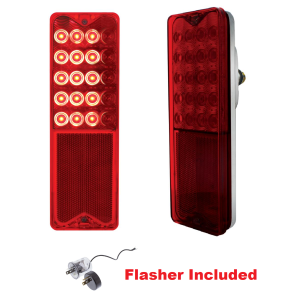 LED Sequential Tail Light Assemblies w/ Flasher For 1967-72 Chevy GMC Truck