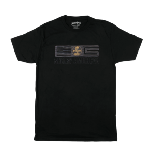 Premium Black Carbon Fiber Carroll Shelby American Mustang T-Shirt