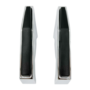 Pair Chrome Front Bumper Guards For 1973-1980 Chevy & GMC Pickup Truck