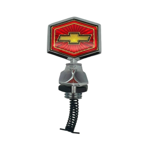 RestoParts Header Panel Hood Ornament Emblem w/ Nut For 1980-87 Chevy El Camino - GoodSpeedUSA