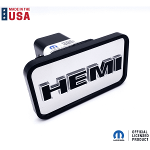 HEMI Chrome ABS Tow Hitch Cover – Plug Fits 2″ Receivers