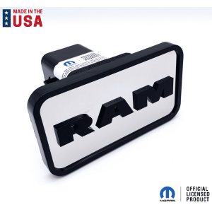 RAM Chrome ABS Tow Hitch Cover – Plug Fits 2″ Receivers