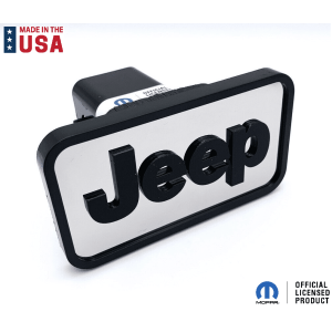 Jeep Chrome ABS Tow Hitch Cover – Plug Fits 2″ Receivers
