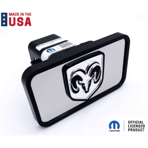 RAM Logo Chrome ABS Tow Hitch Cover – Plug Fits 2