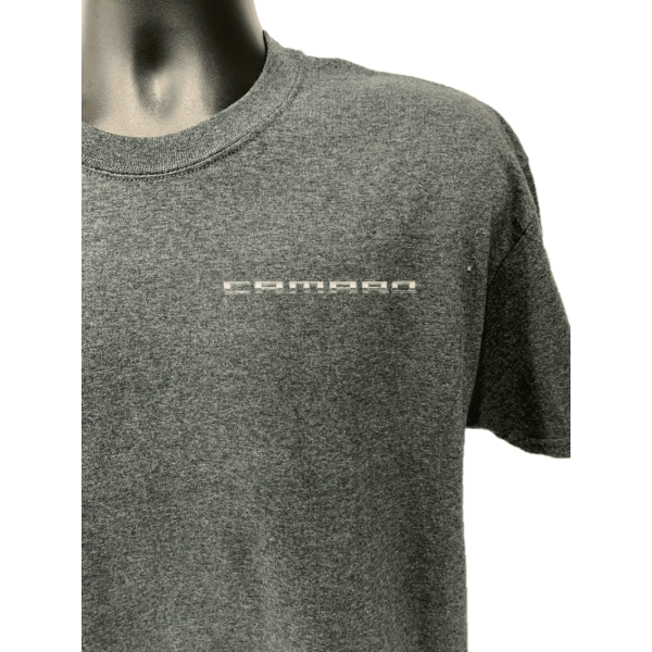 Chevy Camaro Evolution Gray T-Shirt - Six Generations - Image 3