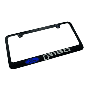 Ford F-150 Pickup Truck Logo Premium Black License Plate Frame - GoodSpeedUSA