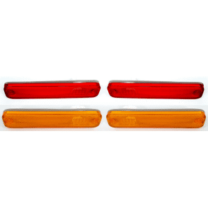 Front & Rear Side Marker Light Lamp Assemblies for Ford Truck, Bronco, & Van